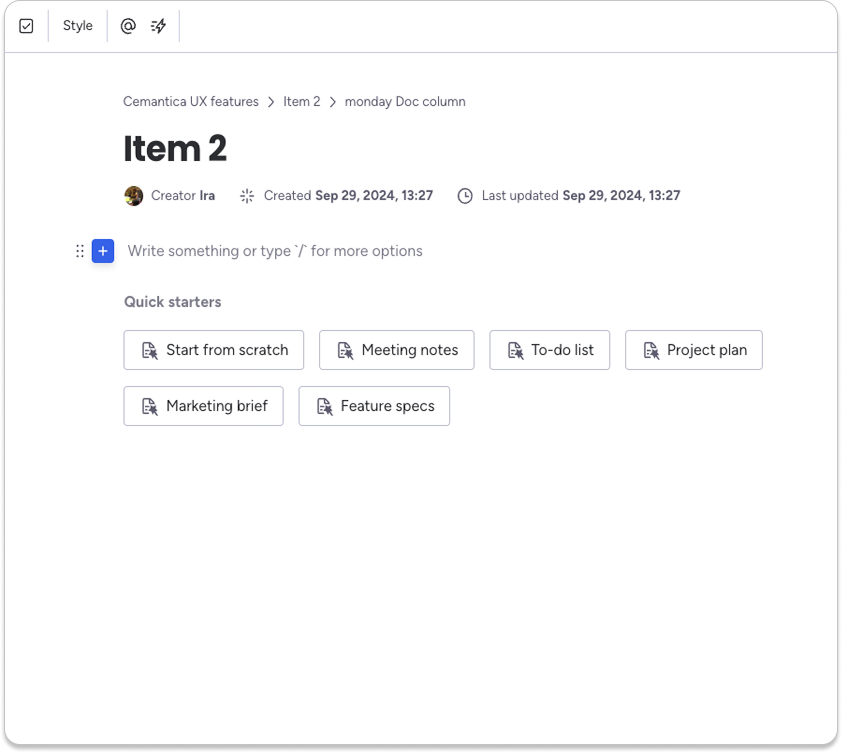 monday.com document